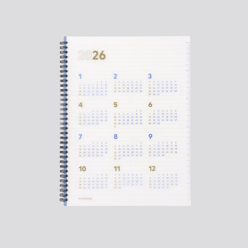 Byfulldesign 2026 Second A4 Dated Monthly Planner