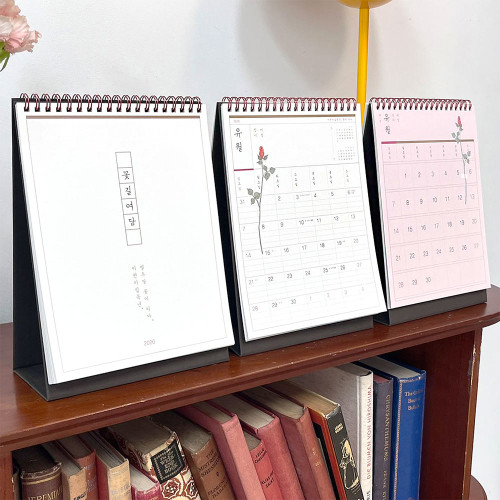 indocyder 2026 Tales of a Flowery Path Desk Calendar