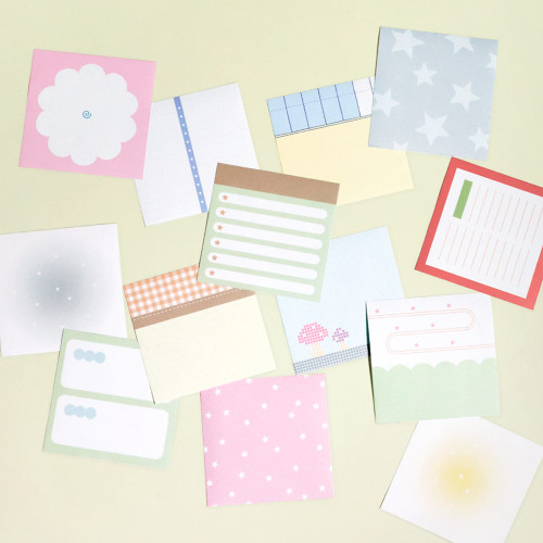 Pack of 20 sheets - Be On D Mix And Match Memo Paper Sticker Pack