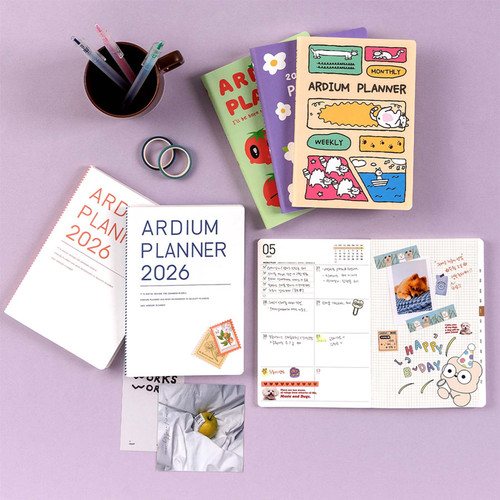 Ardium 2026 Simple Medium Light Dated Weekly Planner