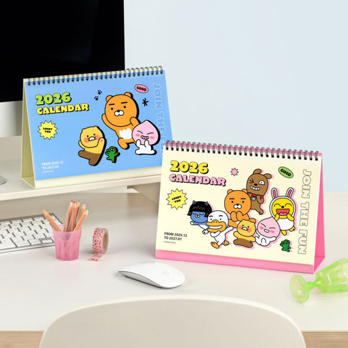 Kakao Friends 2026 Basic Desk Calendar