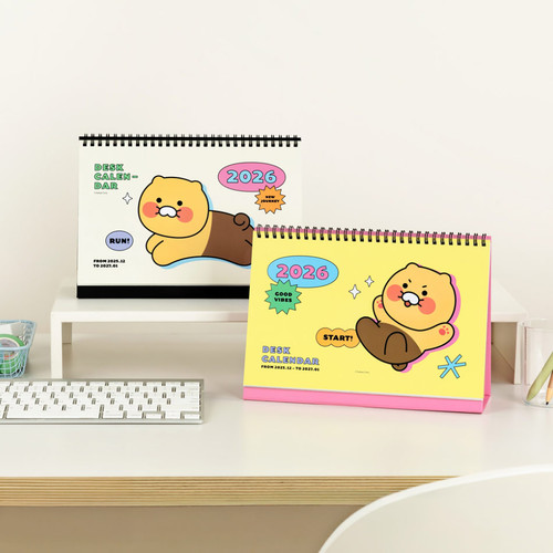 Kakao Friends 2026 Choonsik Basic Desk Calendar