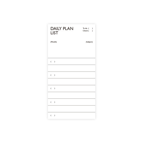 Notful Daily Plan To Do List Notepad