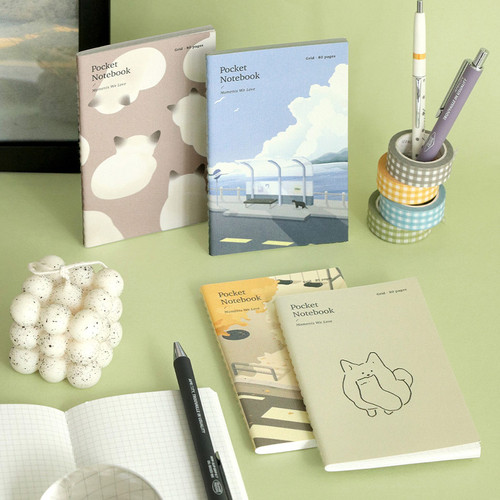 Iconic Moments We Love Pocket Grid Notebook