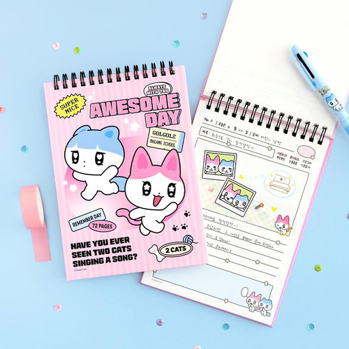 GOLGOLZ Awesome Day A4 Undated Daily Journal