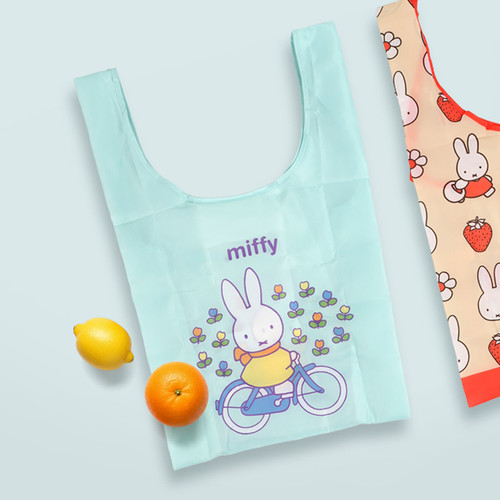 Miffy Riding Foldable Reusable Shopping Bag