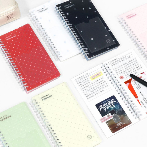 Be On D Catch Your Days Ticket Organizer with Stickers