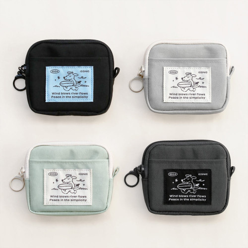 Iconic Floby Mini Zipper Pouch Card Wallet