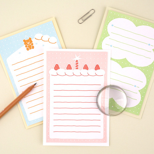 Dash And Dots From The Heart Letter Press Message Card