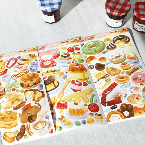 Mellee Factory Dessert Cafe Maxi Removable Sticker Pack