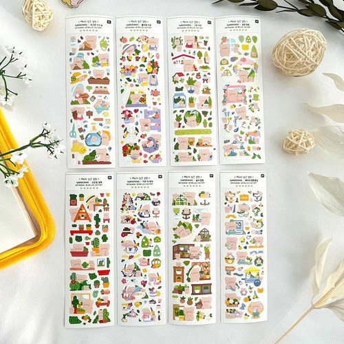 Mellee Factory Berry’s Little Garden Removable Sticker Pack