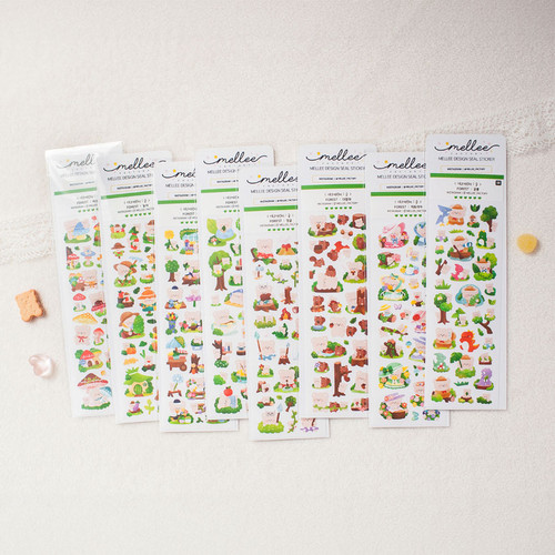 Mellee Factory Deco Forest Removable Sticker Pack