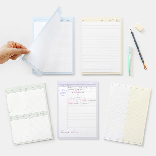 Bookfriends Double-Sided B5 Study Notepad