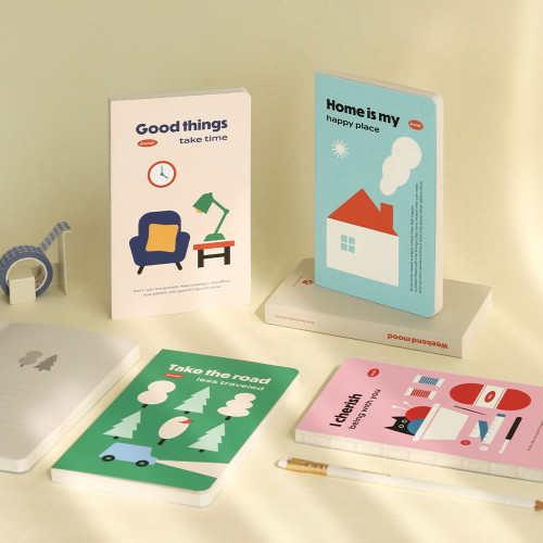 Iconic Slow B6 Grid Notebook