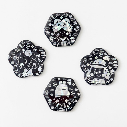 Romane Hello Korea Holographic Magnet