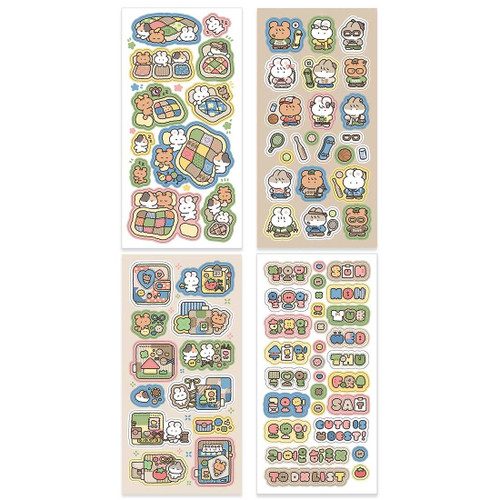 Yoon Goo Patch Work Decorative Sticker