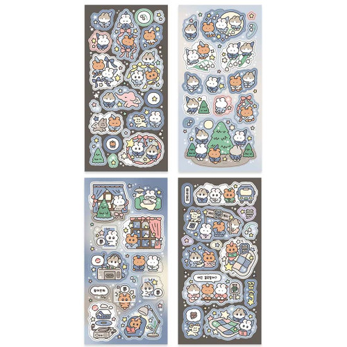 Yoon Goo One Quiet Dawn Holographic Decorative Sticker