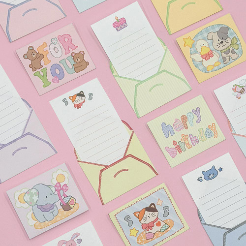 7321 Design Quilt Mini Letter And Envelope Set