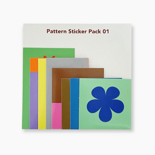 Package - sand cake Pattern Transparent Sticker Pack 01