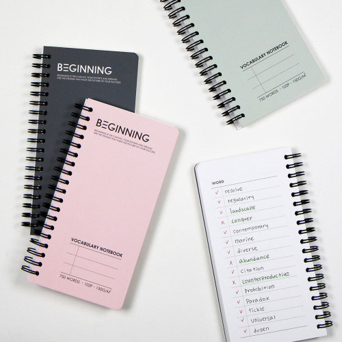 Hardcover - 7321 Design Beginning Handy Vocabulary Notebook