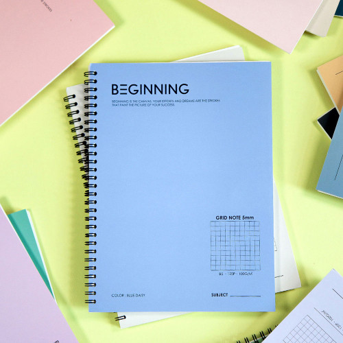7321 Design Beginning B5 Grid Notebook