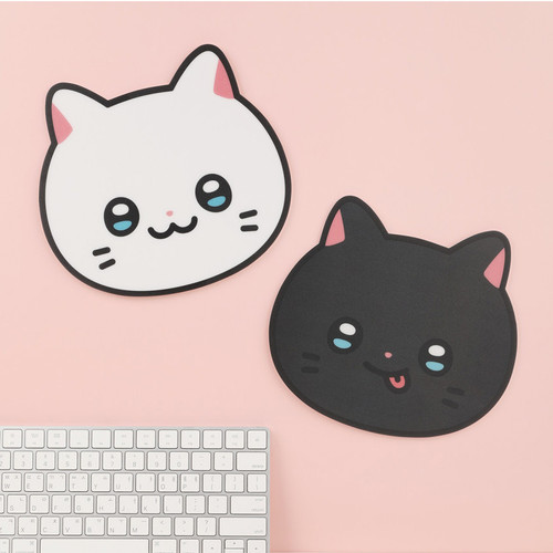 Meowman Cute Cat PVC Mouse Pad