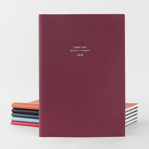 2016 Table talk B5 dated monthly planner 