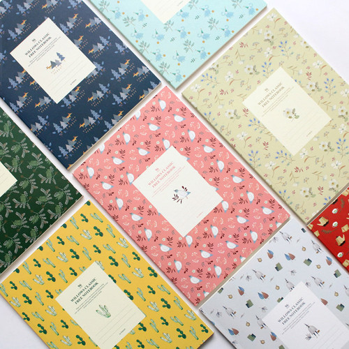 Willow pattern classic free lined notebook