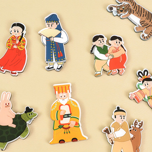 Korean fable magnet set