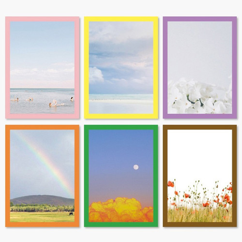 Moment photograph memo notepad