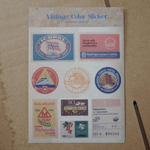 UNIVERSAL CONDITION Vintage color deco stick