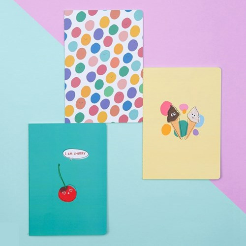 Ardium Colorful sewn bound lined school notebook