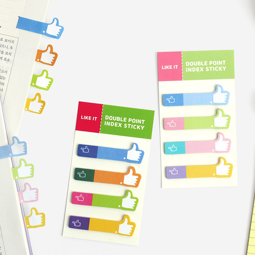 Bookfriends Like it double point index sticky bookmark