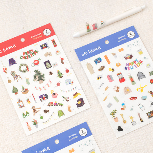 Byfulldesign At Home Useful Deco Sticker Sheet Set Ver3