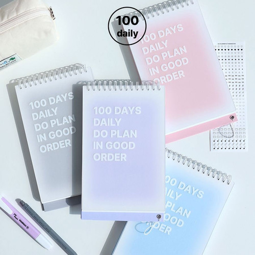 Wanna This DO 100 Days Dateless Daily Desk Study Planner