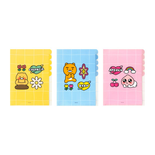 Kakao Friends Say Cheese A4 5 Pocket File Holder