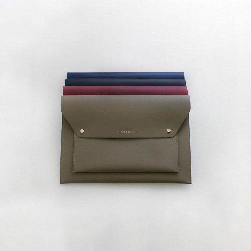 With Alice Think About Light Synthetic Leather 15" Laptop Sleeve