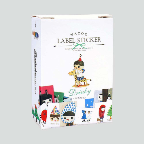 Nacoo Drinky Label Sticker Pack