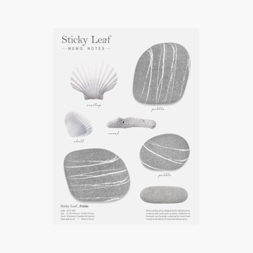 Pebble sticky memo notes - Large