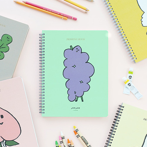 Jam Jam spiral drawing notebook