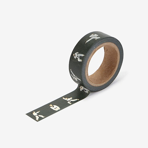 Taekwondo single roll washi masking tape