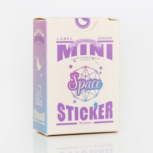 NACOO Space Mini Label Sticker Pack