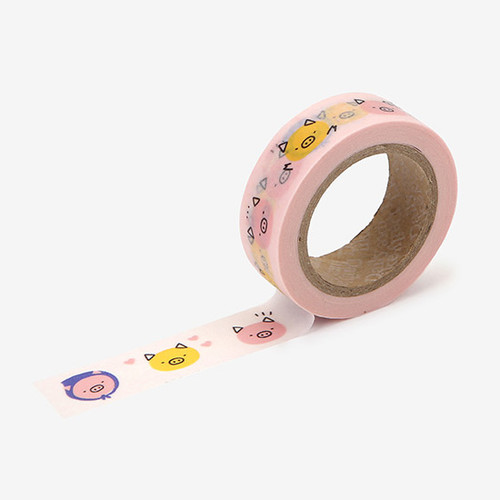 Dailylike Pig single roll paper masking tape