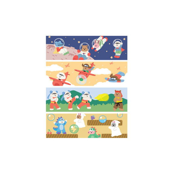 dailylike my buddy paper sticker set fallindesign com
