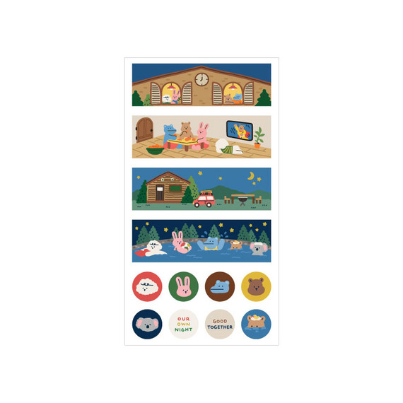 dailylike my buddy paper sticker set fallindesign com