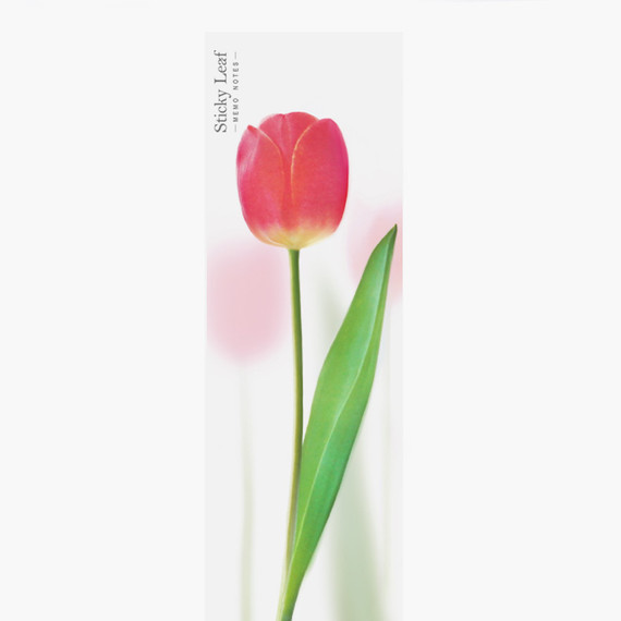 Appree Pink tulip sticky memo notes
