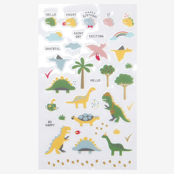 Daily transparent sticker - Dinosaur