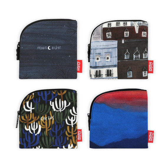 All new frame F collection mini zipper pouch