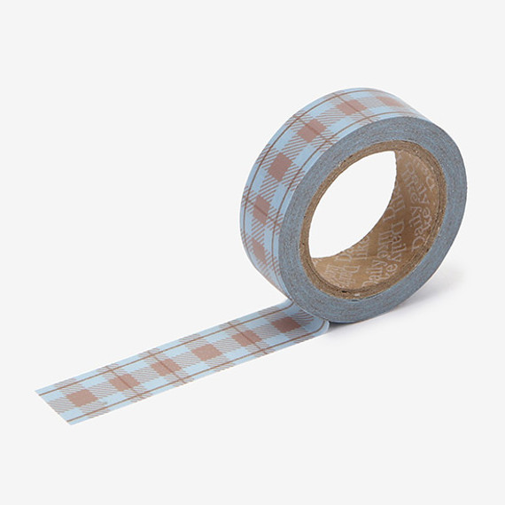 Dailylike Vintage check single roll paper masking tape