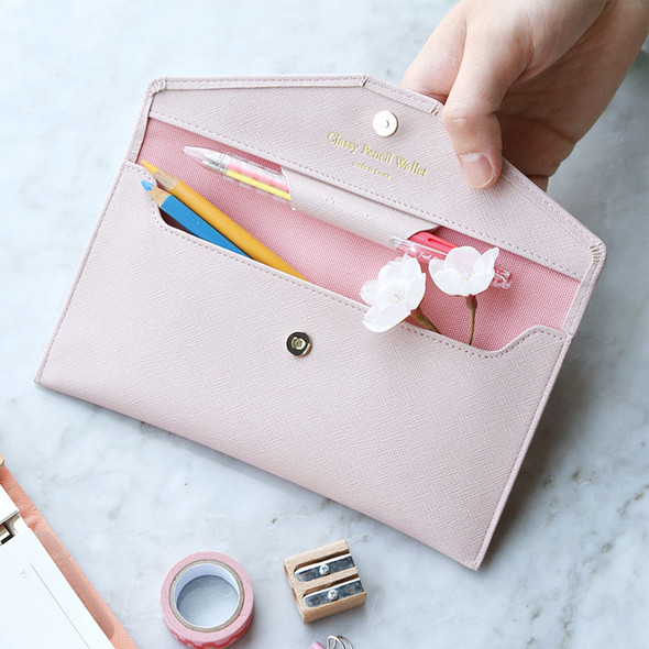 Play Obje Classy synthetic leather wallet pencil case